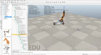 Object Manipulation using Youbot in Simulation.